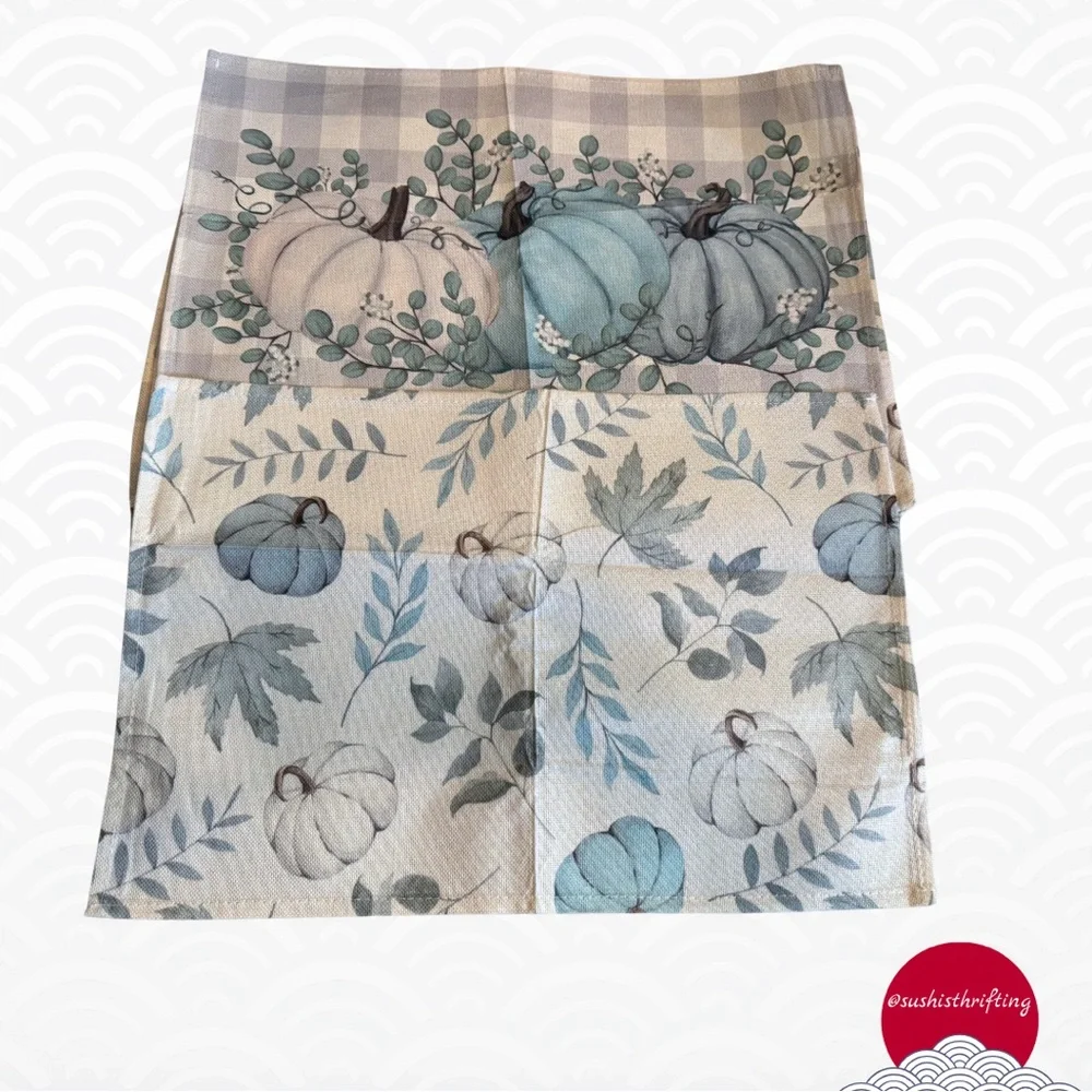 Placemat Set - Cozy Harvest Pumpkins